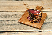 Smoked, air-dried beef in slices