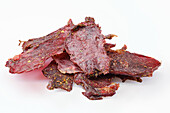 Dried beef jerky with pepper