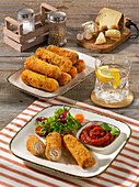  Toast rolls with tomato dip, Savory rolls, Refined variations 