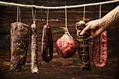 Smoked, air-dried meat products and sausages