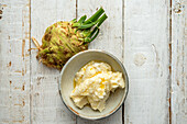 Potato and celery puree