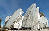 Frankreich, Paris, Bois de Boulogne, Stiftung Louis Vuitton des Architekten Frank Gehry