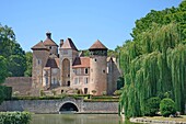 Frankreich, Saone et Loire, Schloss Sercy
