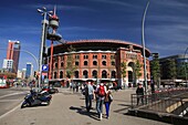 Spain, Catalonia, Barcelona, &#x200b;&#x200b;Plaça d'Espanya, Las Arenas Shopping Center, former arena converted into commercial spaces by architect Richard Rogers