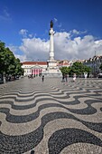Portugal, Lisbon, Praça de D. Pedro IV (Don Pedro IV Square)