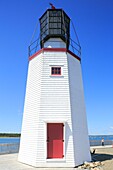 Kanada, New Brunswick, Charlotte County, St. Andrews, Pendlebury-Leuchtturm (erbaut 1833)