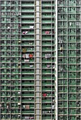 China, Hong Kong, Kowloon, residential architectural building in Hong Kong's Kowloon