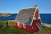 Grönland, Westküste, Baffin Bay, Upernavik, die alte Küferei neben dem Museum