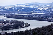 Frankreich, Rhône, Condrieu, die Rhône