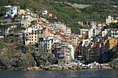 Italien, Ligurien, Cinque Terre, klassifiziertes Welterbe der Unesco das Dorf von Riomaggiore
