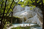 Italy, Southern Tuscany, Bagni san Filippo's thermal source