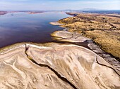 Kenia, Magadi-See, Grabenbruch (Luftaufnahme)