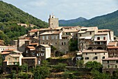 Frankreich, Gard, Cevennen, Saint Martial, mittelalterliches Dorf