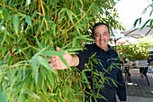 France, Haute Garonne, Castanet Tolosan, Table Merville, restaurant, Thierry Merville, Michelin starred chef, godfather of the Encyclopedia of Fruits and Vegetables in Occitanie