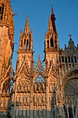 Frankreich, Seine Maritime, Rouen, Südfassade der Kathedrale Notre-Dame de Rouen