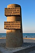 Frankreich, Calvados, Courseulles sur Mer, Gedenkstätte Juno Beach Landung der Alliierten