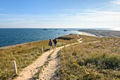 Frankreich, Morbihan, Houat, Nordseite, Spaziergang zum Strand von Tal er Han