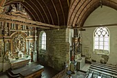 France, Morbihan, Plumeliau, the chapel of Saint-Nicodeme