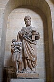 France, Paris, Pitie Salpetriere Hospital, St Louis de la Salpetriere chapel, Statue of St. Matthew