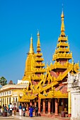 Myanmar (Burma), Mandalay region, Bagan Buddhist Archaeological Site, Nyaung U, Shwezigon Pagoda