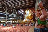 Myanmar (Burma), Yangon, Bezirk Shwe Gon Daing, Pagode bezahlt Ngahtatgyi