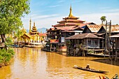 Myanmar (Burma), Shan-Staat, Inle-See, Dorf Yawna