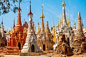 Myanmar (Burma), Shan-Staat, Inle-See, In Dein oder Inthein, archäologische Stätte Nyaung Ohak