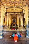 Myanmar (Burma), Mandalay region, Mandalay City, Tek Kyaung Shwenandaw Monastery