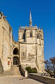 France, Indre et Loire, Loire valley listed as World Heritage by UNESCO, Amboise, Amboise castle,chapel saint Hubert