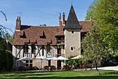 France, Indre et Loire, Loire valley listed as World Heritage by UNESCO, Amboise, the inn of the priory at the castle of Clos Lucé in Amboise