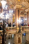 France, Paris, the hall of the Opera Garnier