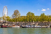 France, Paris, area listed as World Heritage by UNESCO, the banks of the Seine, Quai François Mitterrand