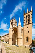 France, Herault, Montpellier, historic center, the Ecusson, the Cathedral Saint Pierre of the 16th century