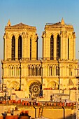 France, Paris, area listed as World Heritage by UNESCO, Notre Dame Cathedral