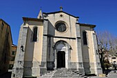 France, Alpes de Haute Provence, Barreme, Saint Jean Baptiste church dated 1875
