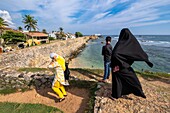 Sri Lanka, Südprovinz, Galle, Galle Fort oder Dutch Fort, von der UNESCO zum Weltkulturerbe erklärt, die Festungsmauern