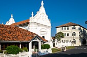 Sri Lanka, Southern province, Galle, Galle Fort or Dutch Fort listed as World Heritage by UNESCO, Dutch Reformed Church or Groote Kerk built by the Dutch in 1755