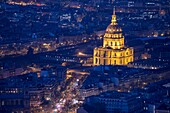 Frankreich, Pariser Gebiet, das von der UNESCO zum Weltkulturerbe erklärt wurde, das Hotel Invalides