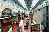 France, Finistere, Brest, Capucins eco-district, the Ateliers, former mechanical workshops of the Arsenal, François Mitterrand multi-media library