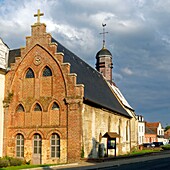 Frankreich, Somme, Rue, Kapelle des Hospizes, erbaut im 16.