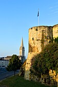 Frankreich, Calvados, Caen, das Schloss von Wilhelm dem Eroberer, der Herzogspalast und die Kirche Saint Pierre
