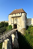 Frankreich, Calvados, Caen, das Schloss von Wilhelm dem Eroberer, der Herzogspalast, die Porte des Champs