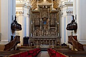 Spain, Aragon Region, Zaragoza Province, Zaragoza, Basilica de Nuestra Senora de Pilar, Altarpiece sculptured by Damian Forment