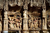 Spanien, Region Aragonien, Provinz Zaragoza, Zaragoza, Basilica de Nuestra Senora de Pilar, Altarbild von Damian Forment