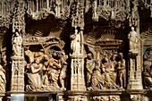 Spain, Aragon Region, Zaragoza Province, Zaragoza, Basilica de Nuestra Senora de Pilar, Altarpiece sculptured by Damian Forment