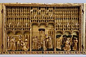 France, Cote d'Or, Dijon, area listed as World Heritage by UNESCO, Musee des Beaux Arts (Fine Arts Museum) in the former palace of the Dukes of Burgundy, the altarpieces of the charterhouse of Champmol, 14th century altarpiece of the Saints and the Martyrs