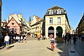 France, Cote d'Or, Dijon, area listed as World Heritage by UNESCO, place Francois Rude