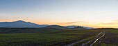 Italien, Toskana, Val d'Orcia von der UNESCO zum Weltkulturerbe erklärt, Pienza, San Quirico d'Orcia, ländliche Landschaft