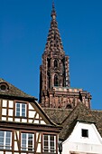 Frankreich, Bas Rhin, Straßburg, Altstadt als Weltkulturerbe der UNESCO gelistet, Kathedrale Notre Dame