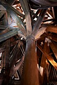 Frankreich, Paris, Gebiet, das von der UNESCO zum Welterbe erklärt wurde, Kathedrale Notre Dame de Paris, Holzarbeiten